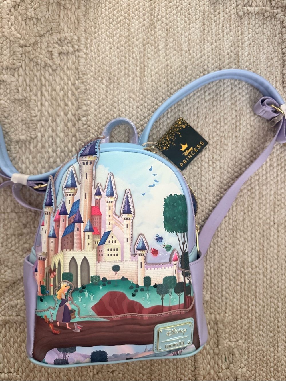 Loungefly Disney Sleeping Beauty Castle Mini Backpack **BRAND NEW**